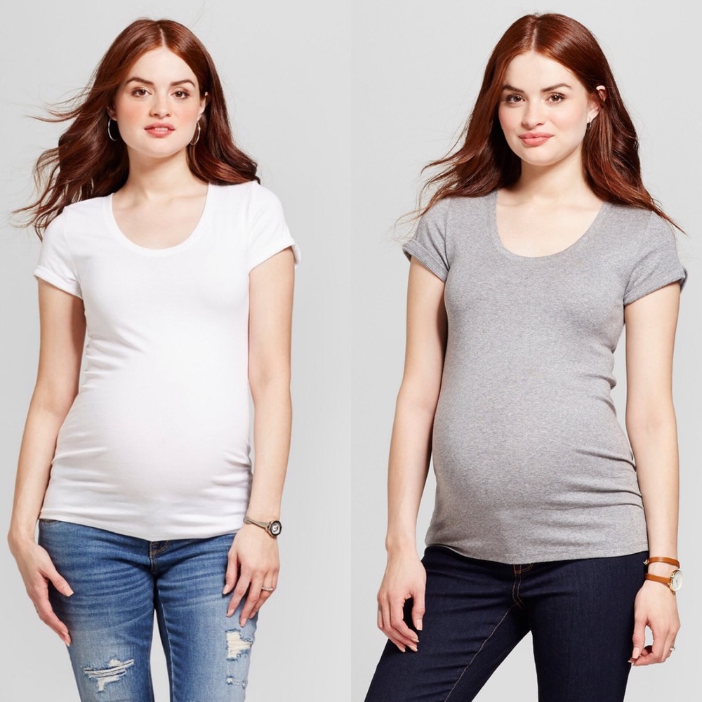 2 Maternity Basic T-Shirts